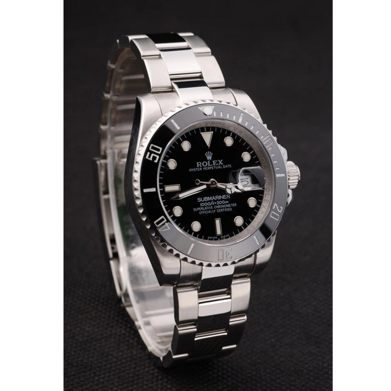 Good copy rolex watches Dial 98235 Rolex Ceramic Bezel Black Submariner Black 0628